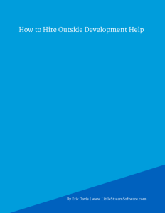 How to Hire Outside Development Help