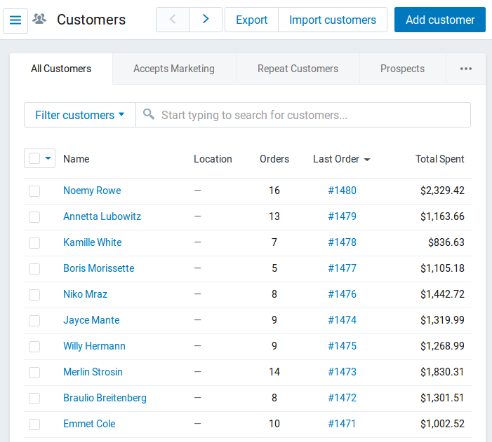 Shopify Recency Segment